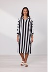 ANYA DRESS - black/ivor